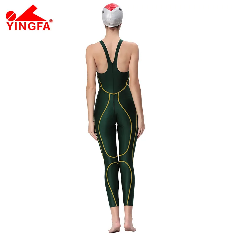 Yingfa FINA одобренный Профессиональный купальный тренировочный костюм для женщин