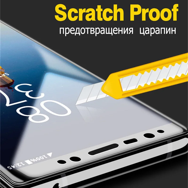 3D on for samsung galaxy s10 screen protector plus lite note 9 tempered glass safety protective note9 s9 10s 9s s 10 samsong 9H | Мобильные