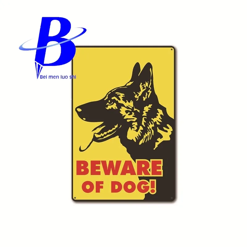 Placas Decorativas Metalicas винтажный Остерегайтесь собаки! Tuinposter Buiten labradodle внимание собаки размер: 20*30 см
