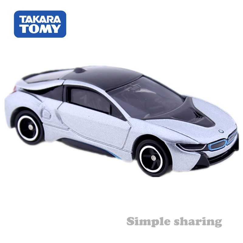 Takara Tomy Tomica No.17 BMW I8 модель автомобиля комплект 1:61 весы Электрический формовка