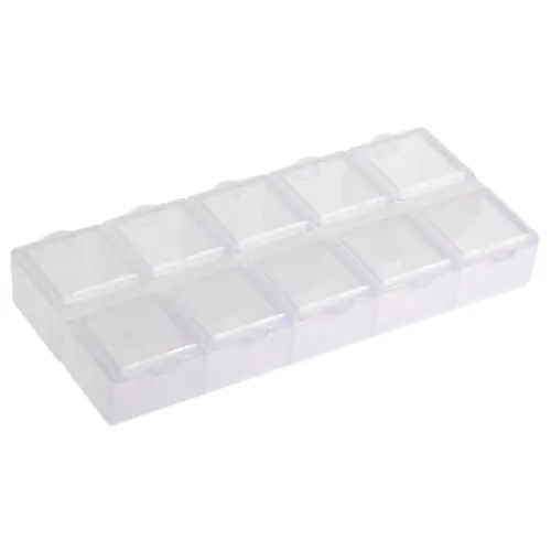 10 сетки ящик для хранения Мини слот Регулируемый инструмент ювелирные изделия