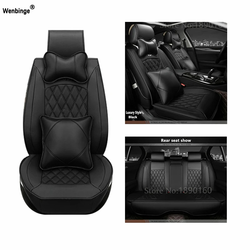 Universal PU Leather car seat cover for SsangYong Korando Actyon Rexton Chairman Kyron accessories car-styling auto stickers | Автомобили