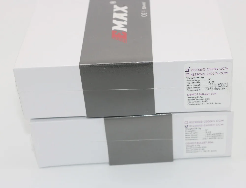 4 компл./лот EMAX RS2205S 2300KV RaceSpec бесщеточный мотор + Bullet BLHELI 30A ESC для радиоуправляемого