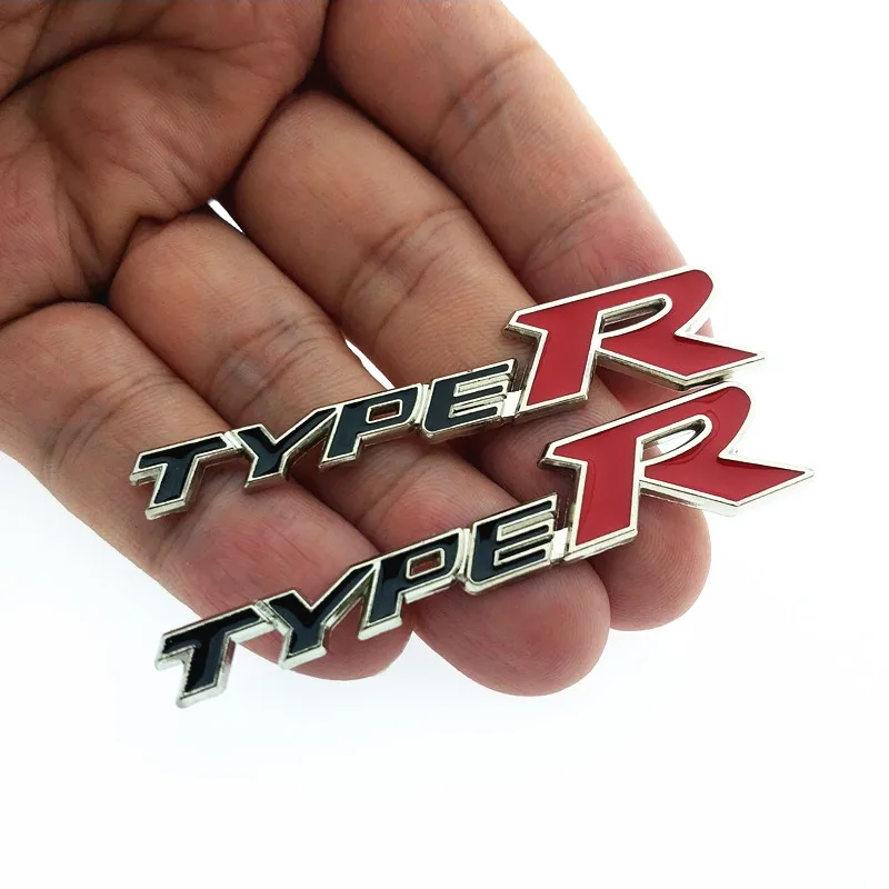2 шт./компл. TYPER Тип R маленькая металлическая эмблема значок наклейка для Honda CIVIC