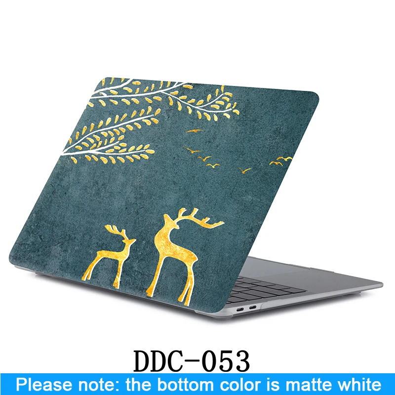 DDC-053 Чехол для ноутбука Apple MacBook Air Pro retina 11 12 13 15 для mac book NEW Pro 13,3 15,4 дюймов A1706 A1932+ чехол для клавиатуры - Цвет: DDC-053