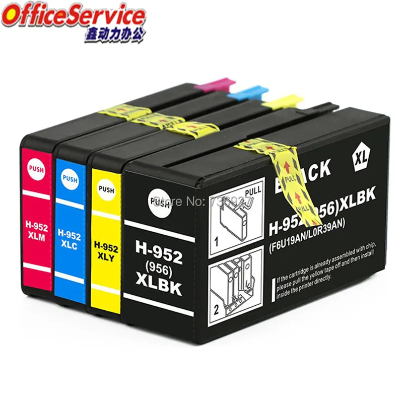 5X 952 952XL совместимый чернильный картридж для HP hp952xl HP956 Officejet Pro 8720 8725 8730 8740 7740