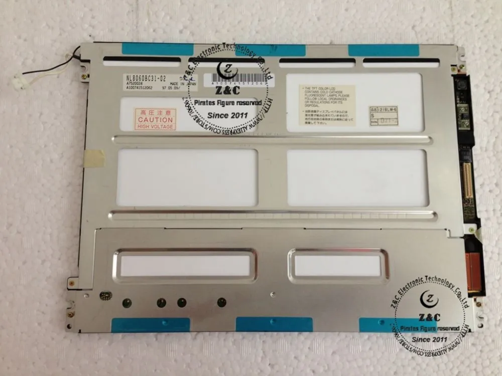 NL8060BC31-02 Original A + Высококачественная 12 1 дюймовая 800*600 ЖК-панель для промышленного