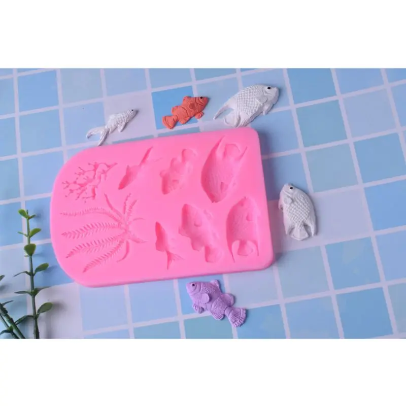 

Marine Fish Shell Conch Pendant DIY Silicone Mold Resin Jewelry Making Tools