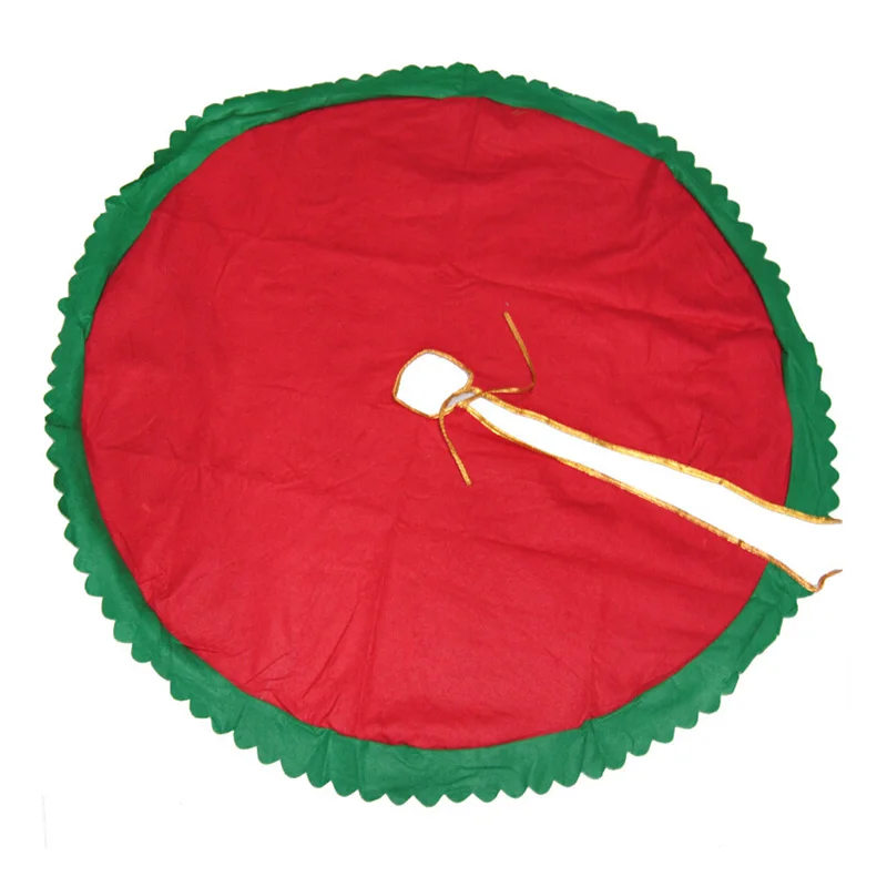 90 см коврик под рождественскую елку юбка для елки с Санта Клаусом Рождественская