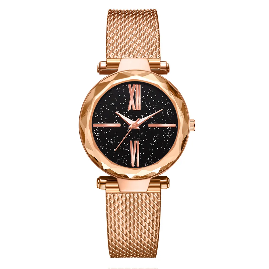 Reloj mujer женские наручные часы классные большие римские цифровые Звездные Небесно