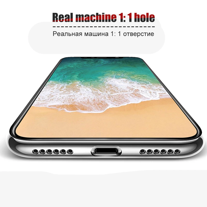 Ультратонкий силиконовый прозрачный чехол для iPhone 8 7 6 6S X 10 XS XR MAX | Мобильные