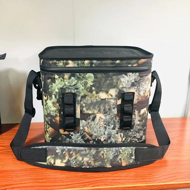 24 cans camo 24 банки Открытый водонепроницаемый мягкий двусторонний портативный охладитель для пикника, дорожного пляжа поездки, спорта, рыбалки и кемпинга охладитель - Цвет: 24 cans camo