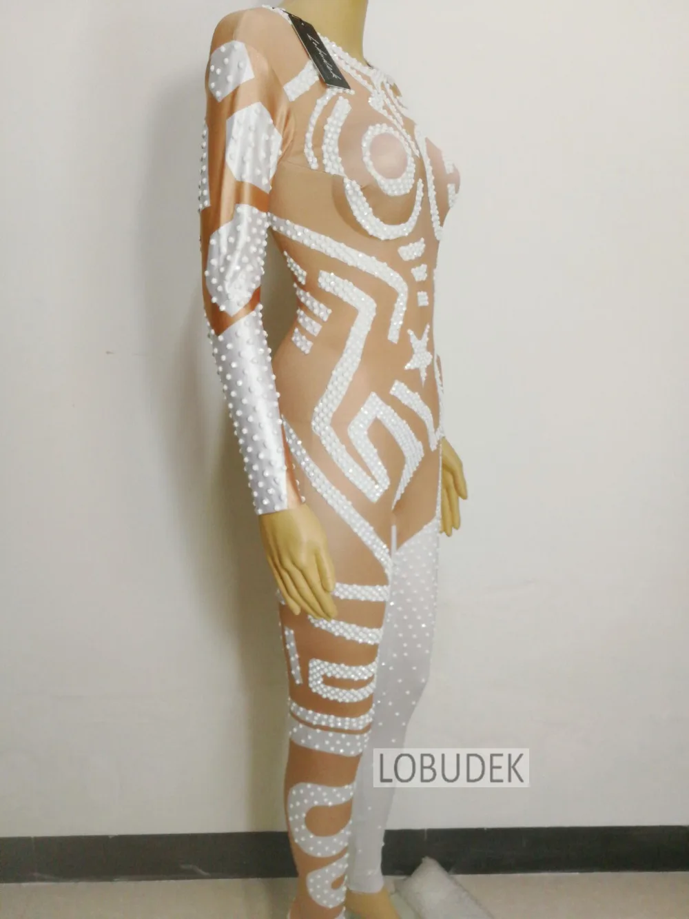 2017 сексуальные комбинезоны наряд со стразами женские костюмы для выступлений DJ DS