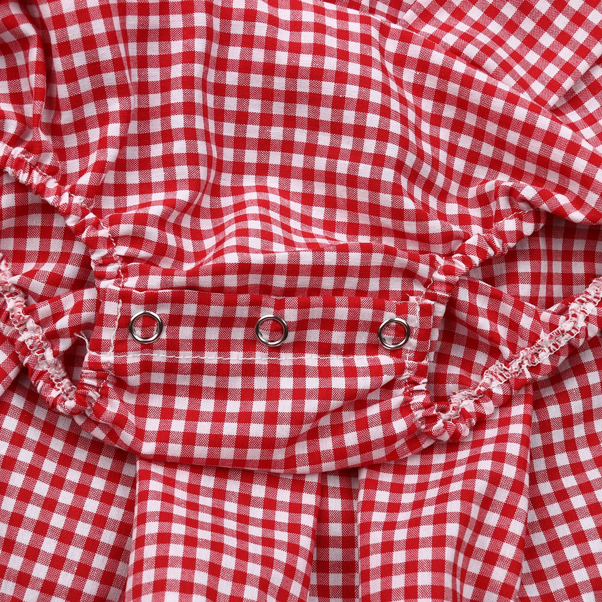 Одежда в клетку для новорожденных девочек короткий топ на бретелях шорты платье