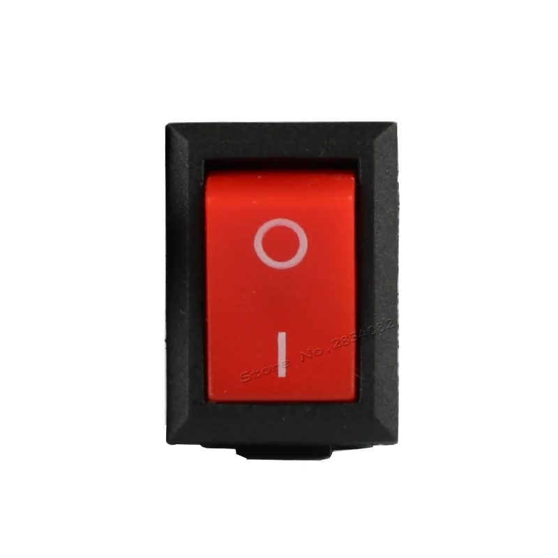 3 штифта 6A/250VAC 10А/125VAC SPDT кулисный переключатель лодки 2 положения файла ВКЛ ВЫКЛ