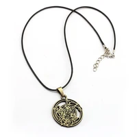 anime fullmetal alchemist edward rope chain pendant necklace for women men jewelry colar statement necklace