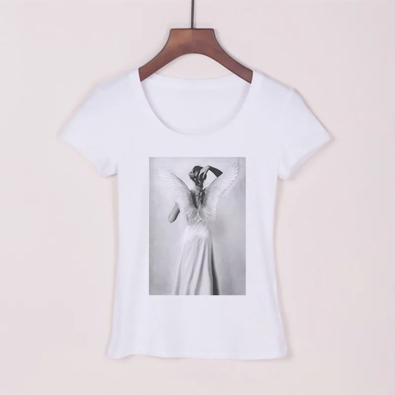 Новый 2019 Лидер продаж футболка Для женщин хлопоковое сексуальные балетные
