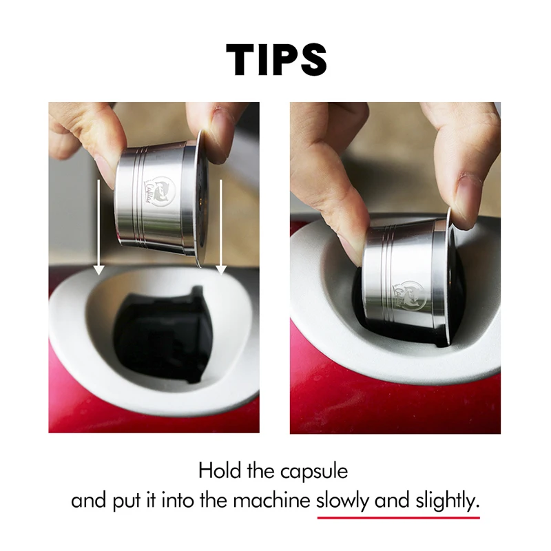 Металлическая многоразовая капсула UCC из нержавеющей стали подходит для