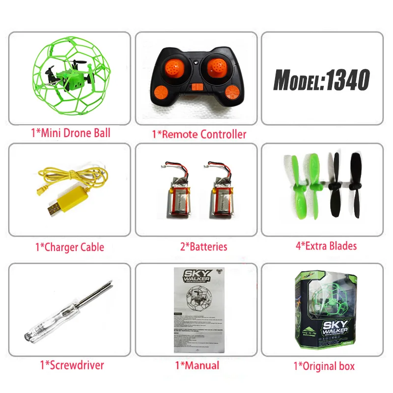 Green O2 Мини-Дрон Spheroidal RC дроны защитный чехол 3D флип RC мяч 2,4 ГГц Rc Квадрокоптер Безголовый режим игрушки вертолет защитный чехол - Цвет: Green O2