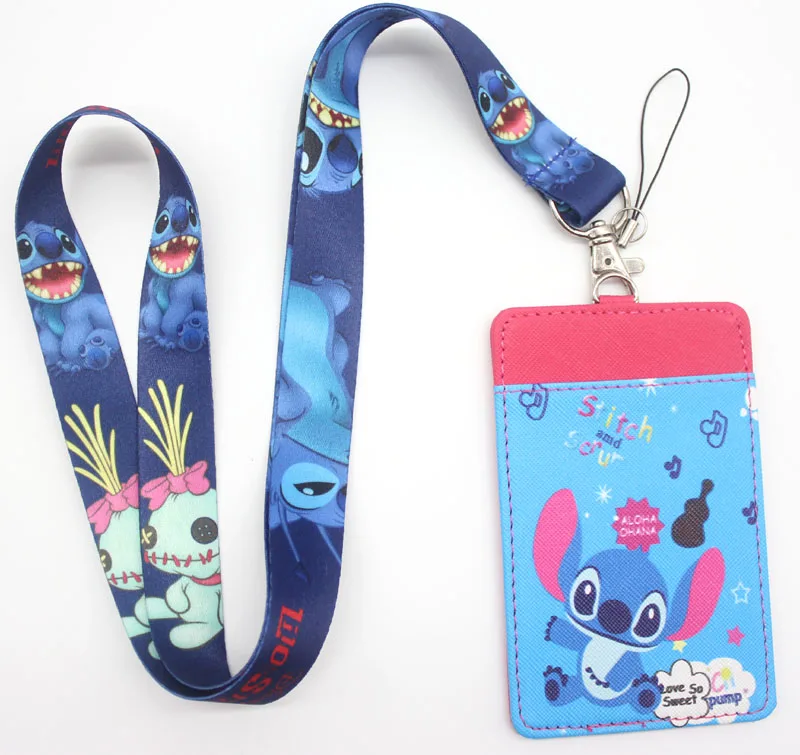 28 Высокое качество один Лило& стежка брелки длинные ремешки id держатель брелоки ремешки для мобильного телефона вечерние подарки#188 - Цвет: 28
