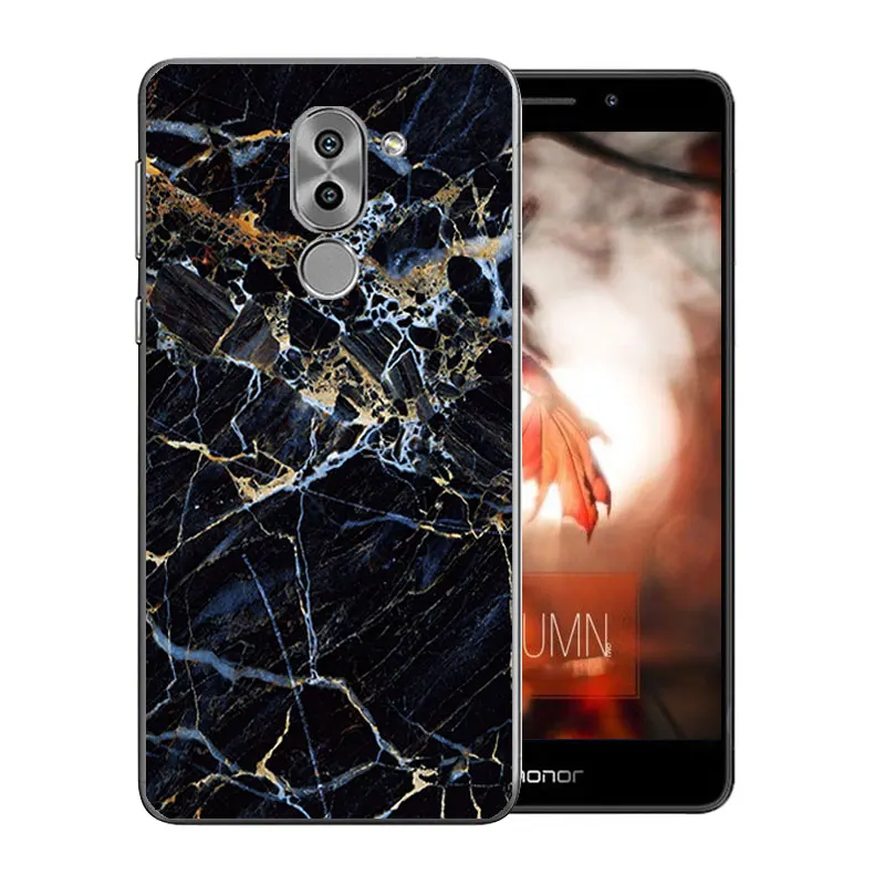 For Huawei Honor 6X Phone Cases Clear Soft Silicone Back Cover Hook Pattern for GR5 2017 Mate9 Lite Fundas Bag |