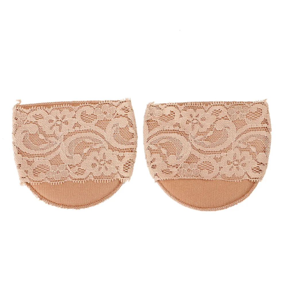 Кружевная невидимая нескользящая обувь на высоком каблуке утолщенная стельки