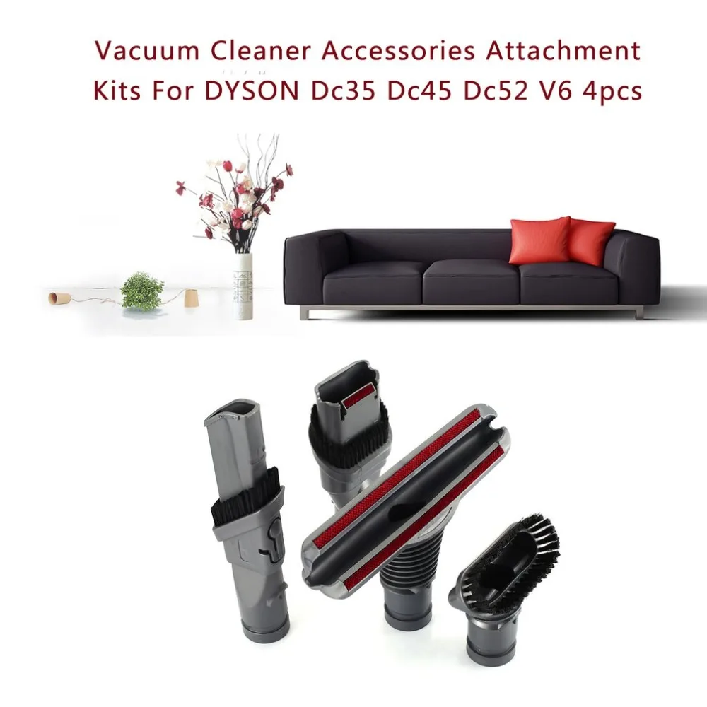 Аксессуары для пылесоса наконечник головки щетки Dc35 Dc45 Dc52 V6 4 pieces Набор DYSON
