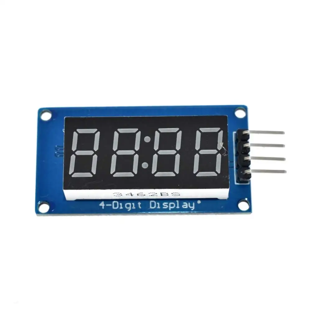 4 битный цифровой светодиодный модуль TM1637 diy для arduino 7 сегментов 0 36 дюйма часы