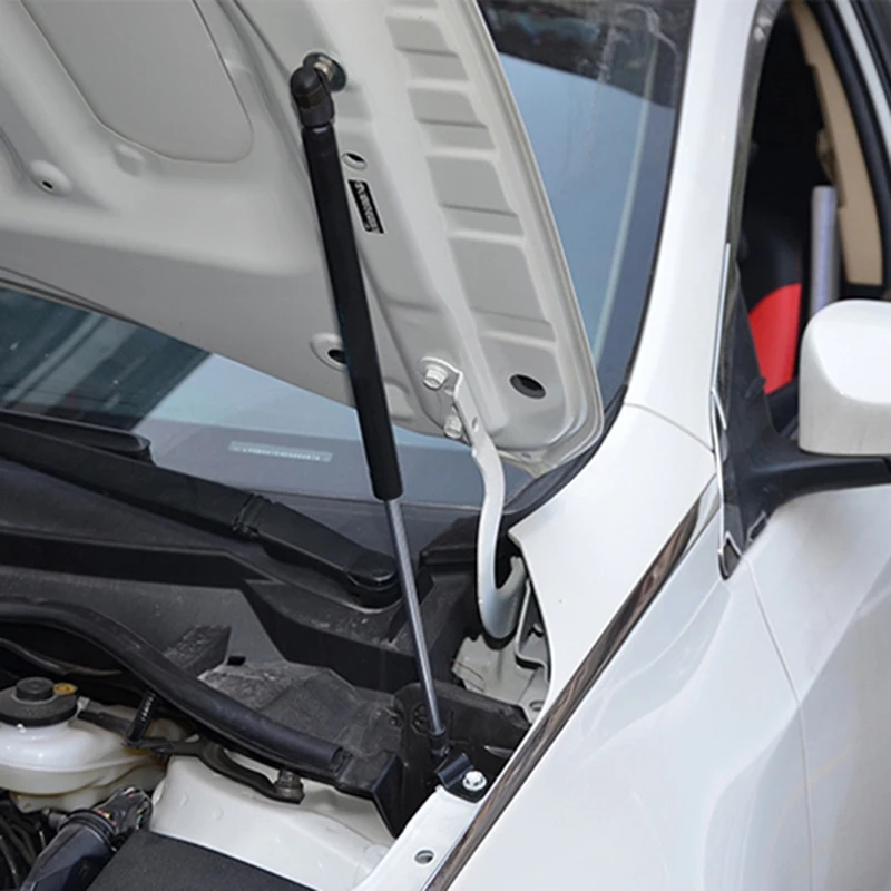 Stainless Black Engine Cover Supporting Rod Hydraulic Hood Support Poles Gas Springs For Toyota Corolla