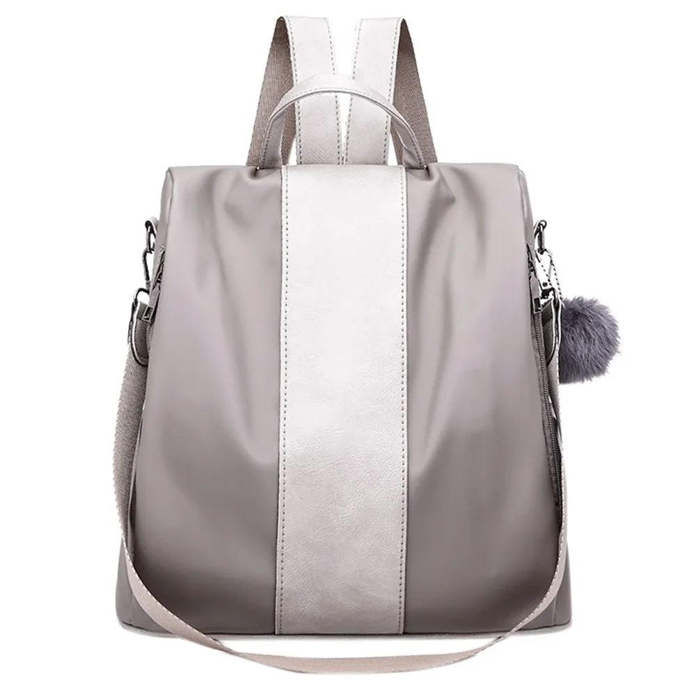 Женский рюкзак Aelicy черный в простом стиле школьный для девушек