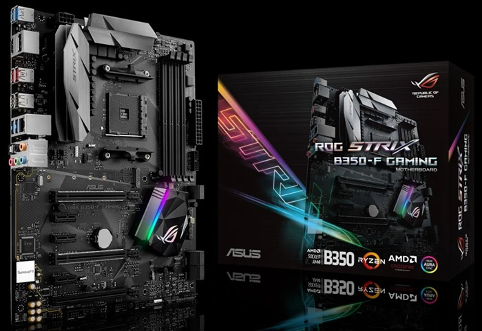 Asus ROG STRIX B350-F игровая материнская плата Республика геймеров AMD B350 socket AM4 настольная