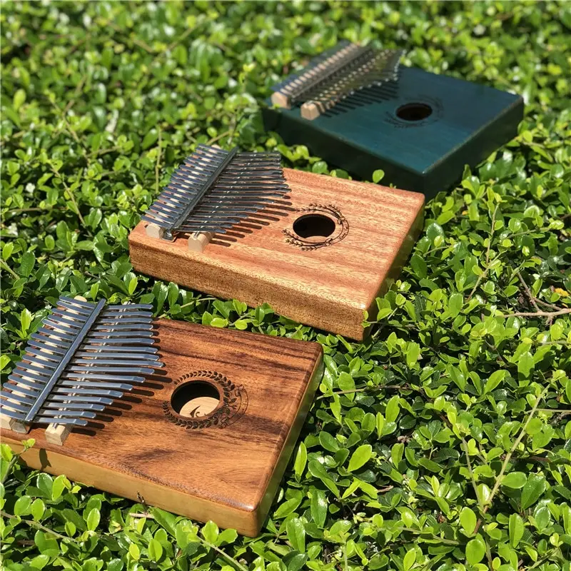 17 клавиш Пальчиковое пианино для большого пальца Kalimba Mbira натуральная калимба из