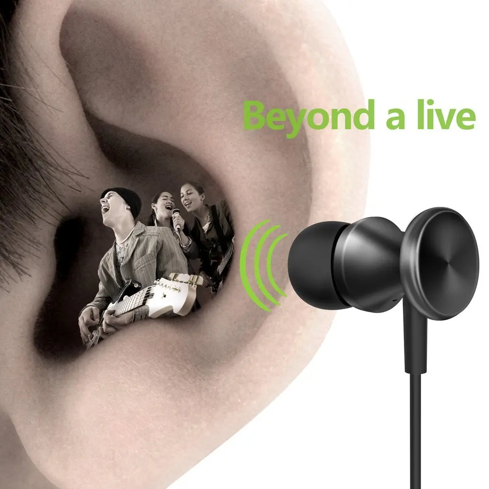 Черные спортивные наушники Bluetooth HiFi Беспроводной вкладыши синий зуб Наушники с