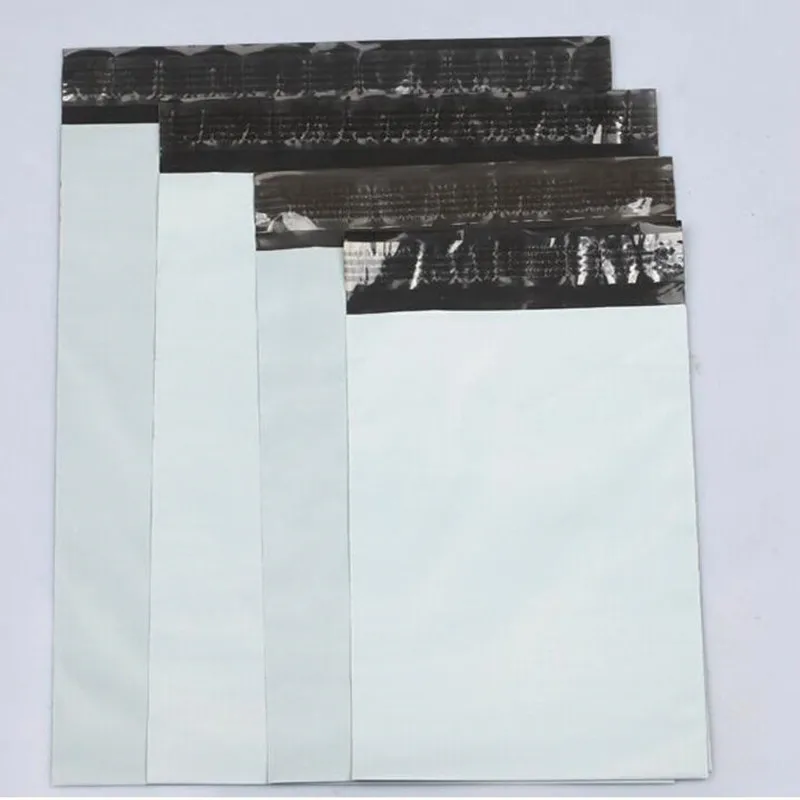 10pcs/Lot White Courier Bag Envelope Shipping Bags Mail Mailing Self Adhesive Seal Plastic Pouch | Дом и сад