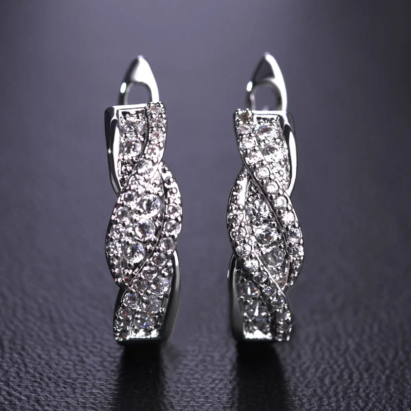 Женские серьги гвоздики из меди и золота с фианитом|colorful stud earings|stud earringsstud earrings for