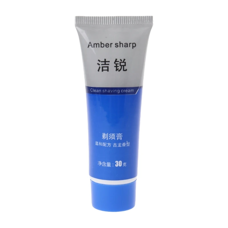 1 шт. крем для бритья мужчин всей кожи пена смягчение бороды уменьшение трения