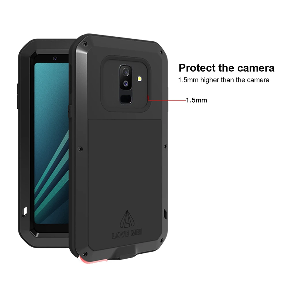 Сверхмощный защитный чехол для телефона Samsung Galaxy A6 Plus 2018 армированное