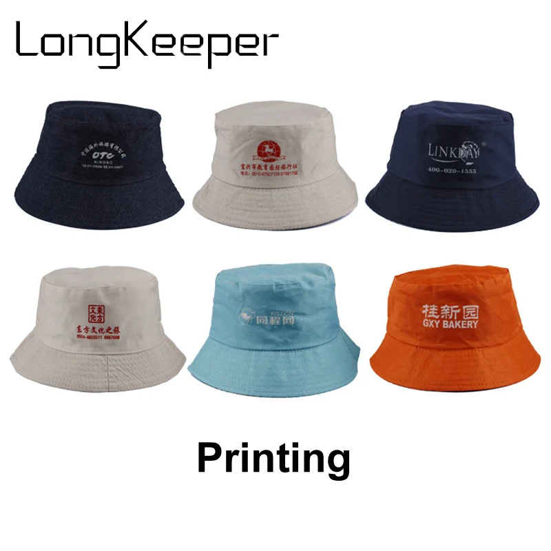 10 шт./Лот женские и мужские панамы шляпы для рыбалки с вышивкой буквенным