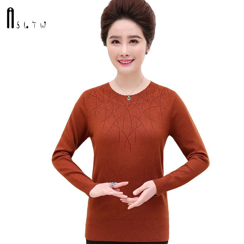 ASLTW Pullover Sweater Women New Spring and Autumn Casual Long Sleeve Knitwear Jumper Loose Women's Sweaters | Женская одежда