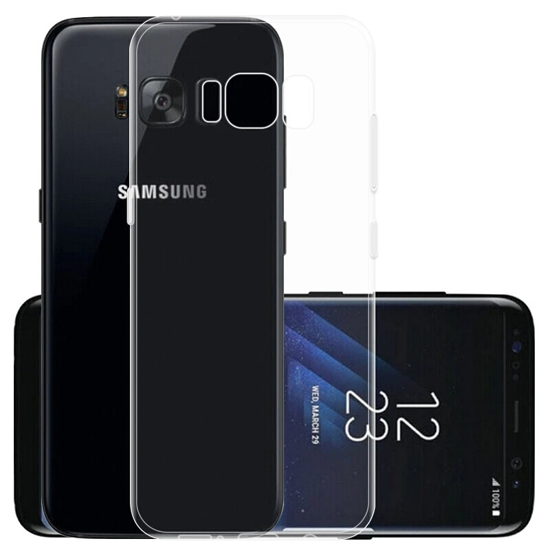 Прозрачный чехол из ТПУ с полным покрытием противоударный для Samsung Galaxy Note 4 7 8 C5 C7 C8