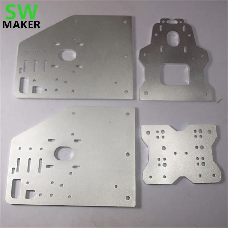 

SWMAKER 3d printer parts OX CNC machine parts OX X Axis Front Plate+OX_Y_Gantry_Plate6mm+OX Back X Axis Plate motor plate
