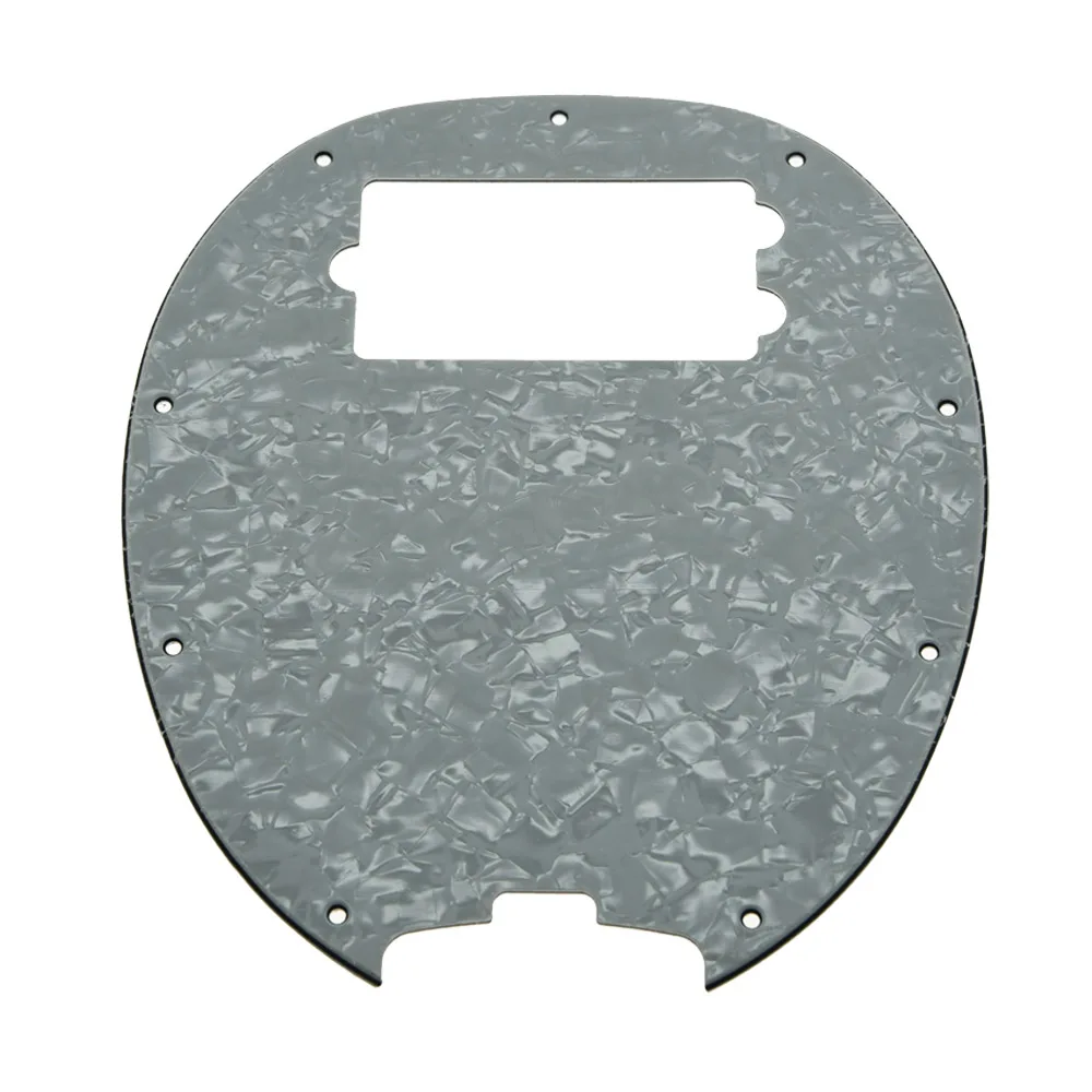 KAISH Bass Pickguard MusicMan Stingray MM4 царапина пластина с винтами для музыкального человека MM2 4 струны гитары Части различные цвета - Цвет: White Pearl