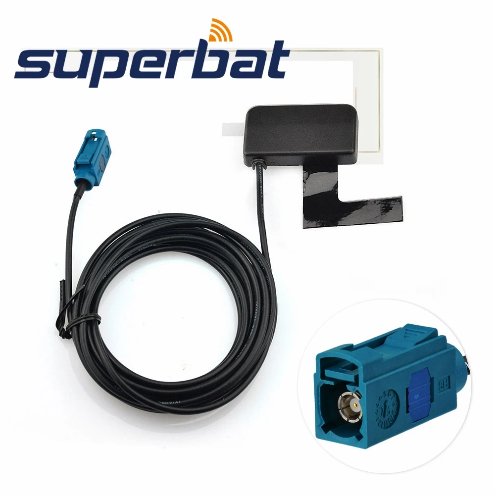 Superbat DAB/DAB + автомобильная антенна радио Fakra Z разъем усиливается внутренний Стекло