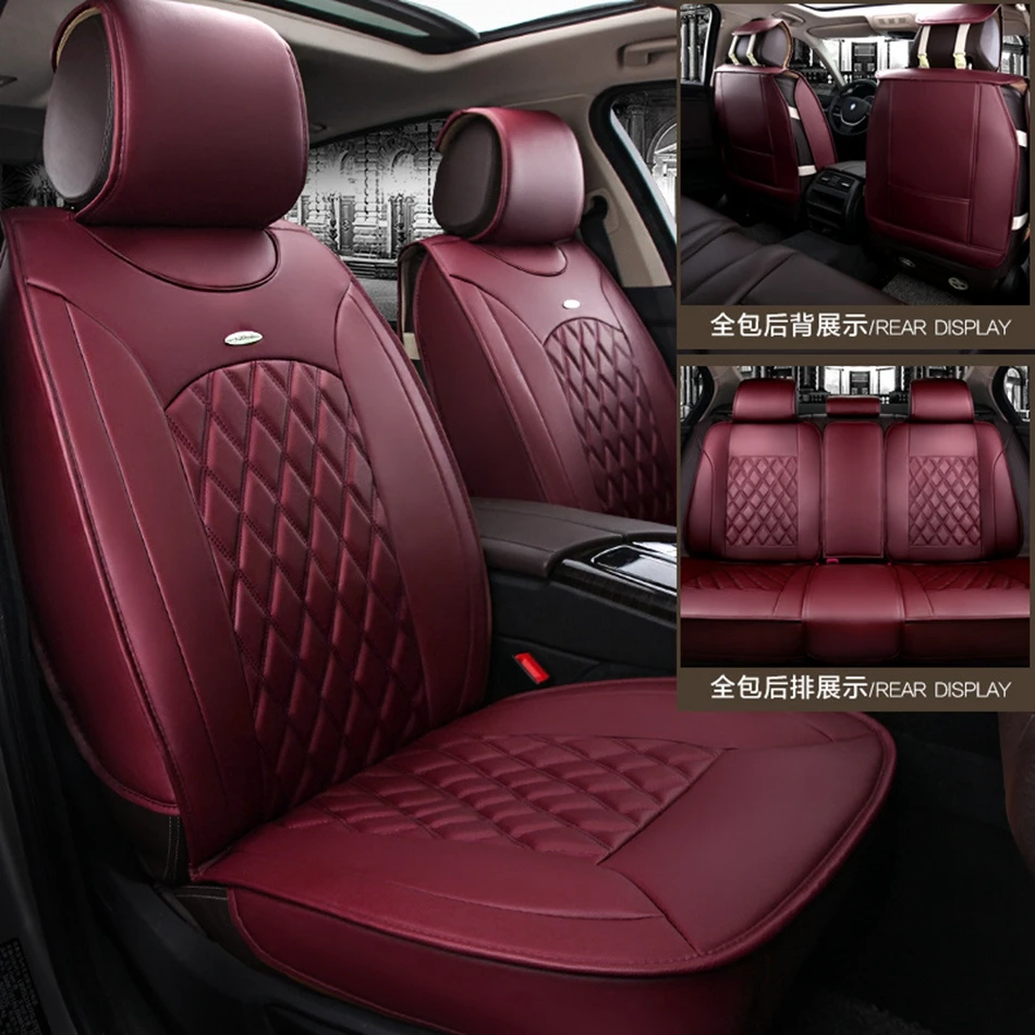 Набор чехлов для автомобильных сидений для VW Volkswagen Passat b5 b6 b7 b8 golf 4 golf 5 golf 6 golf 7 polo tiguan touareg Amarok Dacia duster