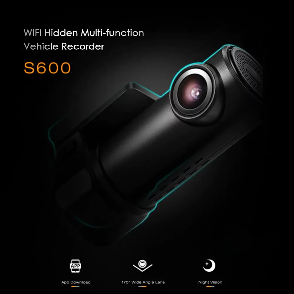 Buleskysea S600 тире Камера HD WI-FI мини многофункциональное транспортное средство для вождения авто Регистраторы G-Сенсор Dashcam петля Запись Видеорегистраторы для автомобилей