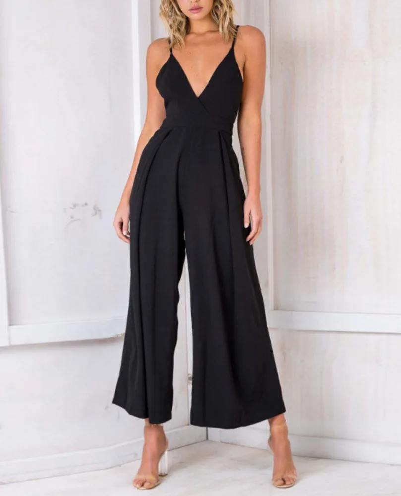 Женский комбинезон повседневные пляжные вечерние длинные Комбинезоны летние