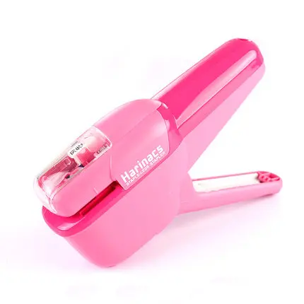 Творческий горячый мини степлер безопасный без скоб Офис Бумага вязка среды