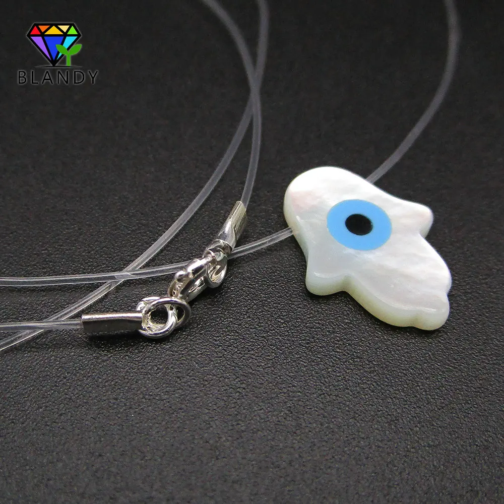 Бесплатная доставка 1 шт./лот Evil Eye Shell Neckalce Высокое качество 8x16 мм маркиза СС