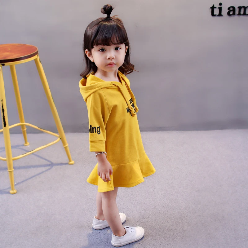 Xemonale 2018New Winter Girls Dress Thicken Warm Long Sleeve Kids Dresses For Big Ruffles Cotton Autumn Children Clothing | Детская