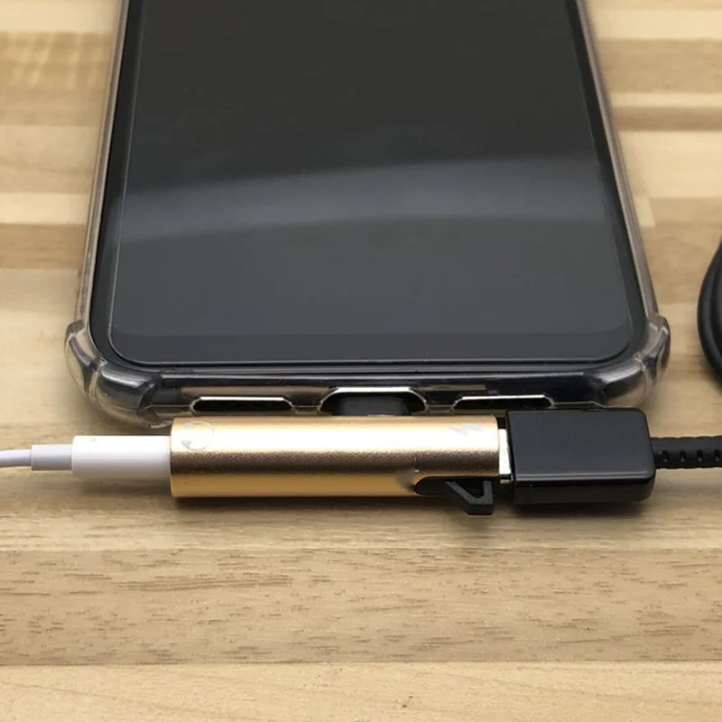 2 в 1 Тип C до 3,5 мм разъем для зарядки наушников конвертер USB разъем разветвитель зарядное устройство аудио Тип C адаптер AUX кабель